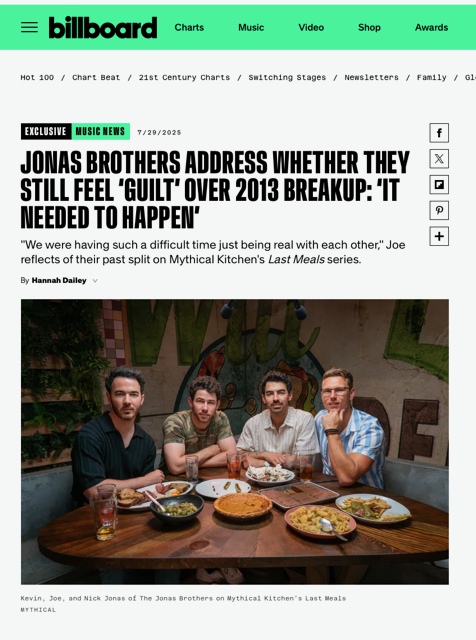Billboard The Jonas Borthers